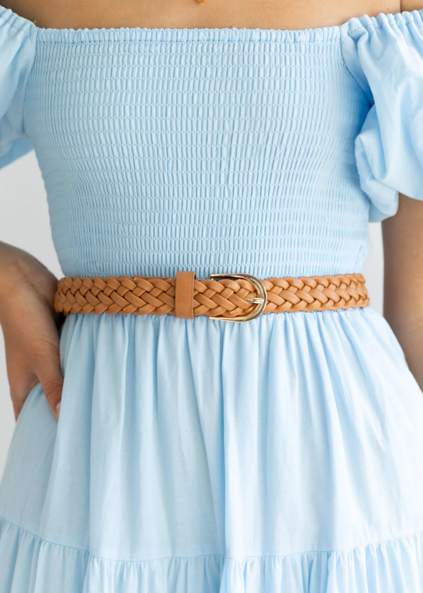 Women Gingham & Heels Belts>Rosamonde Braided Belt