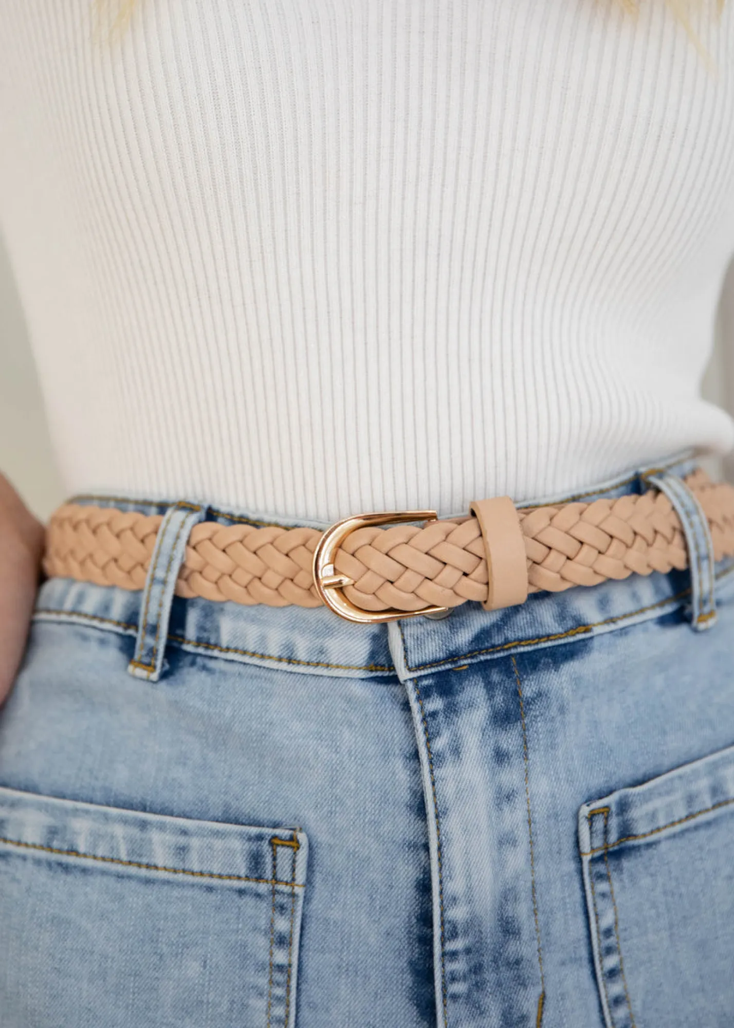 Women Gingham & Heels Belts>Rosamonde Braided Belt