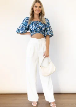 Women Gingham & Heels Crops><noscript><img width=