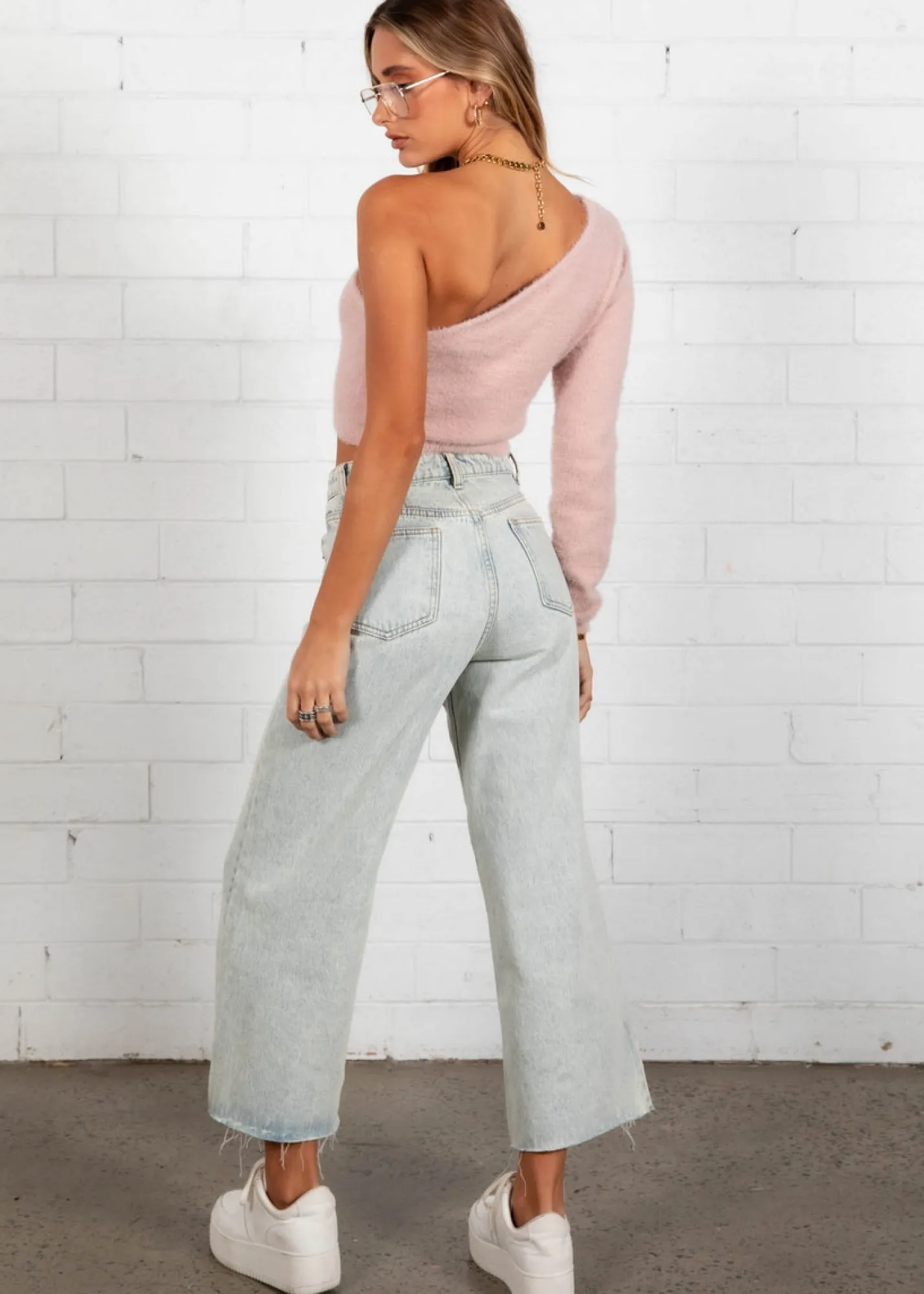 Women Gingham & Heels Sweaters>Rule Breaker Cropped Sweater