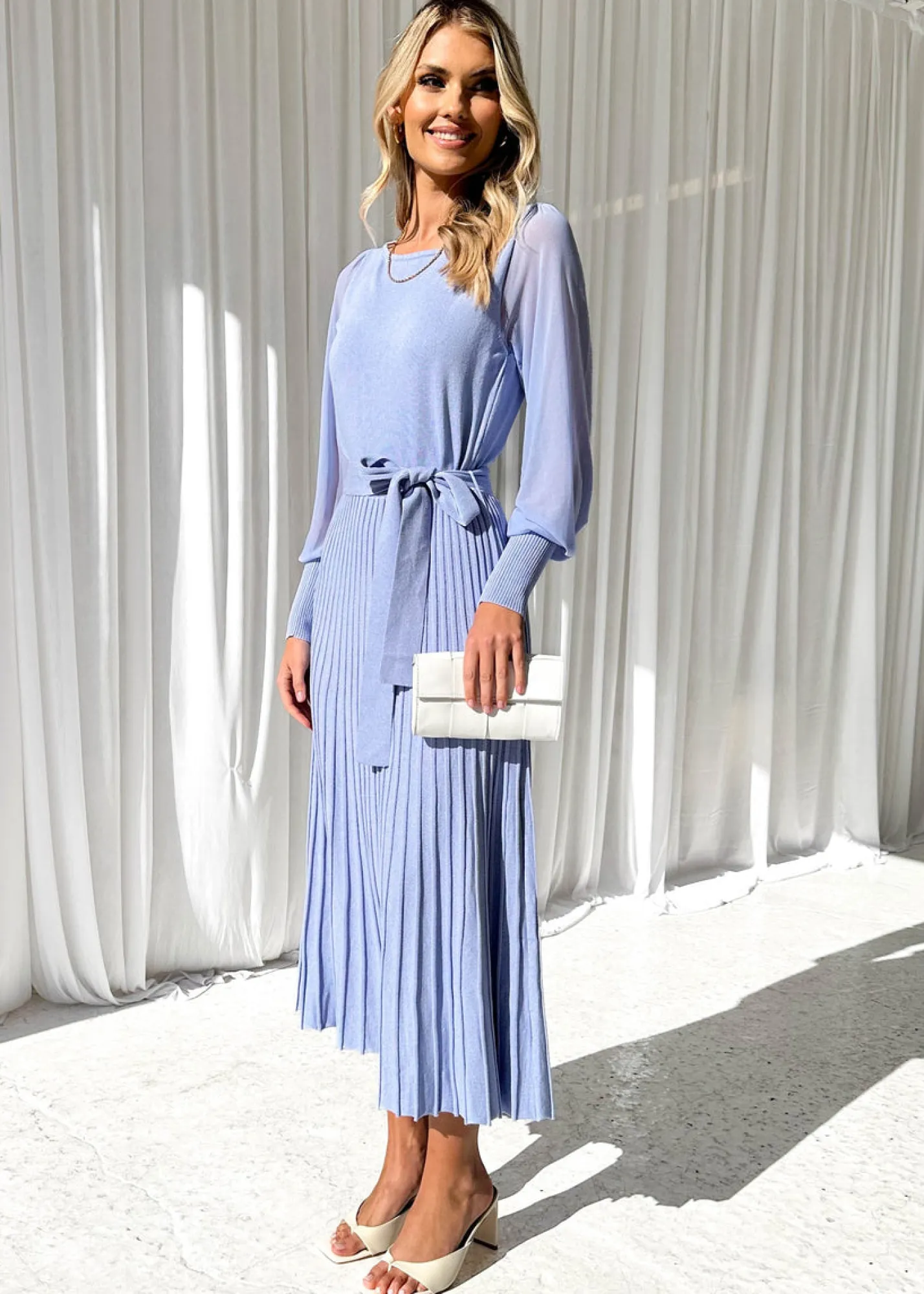 Women Gingham & Heels Midi>Rulie Knit Midi Dress