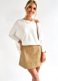Women Gingham & Heels Basic Tops>Ryden Knit Top