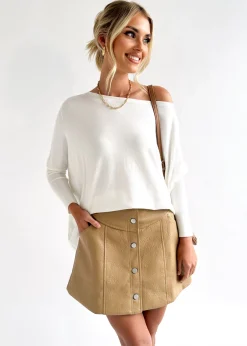 Women Gingham & Heels Basic Tops>Ryden Knit Top