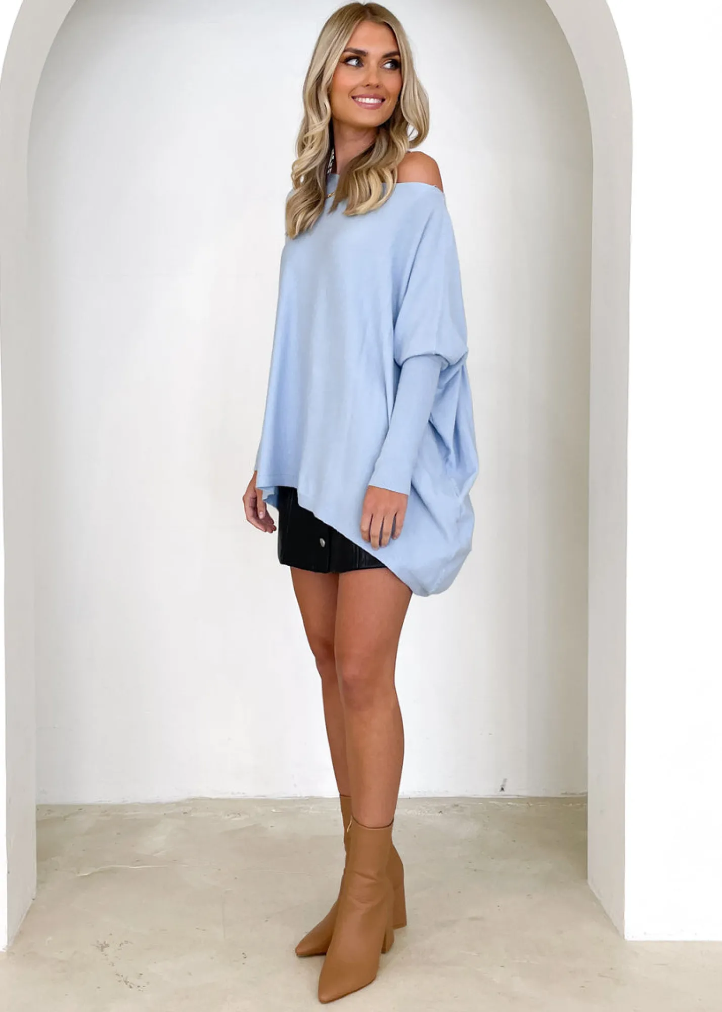 Women Gingham & Heels Knit Tops>Ryden Knit Top