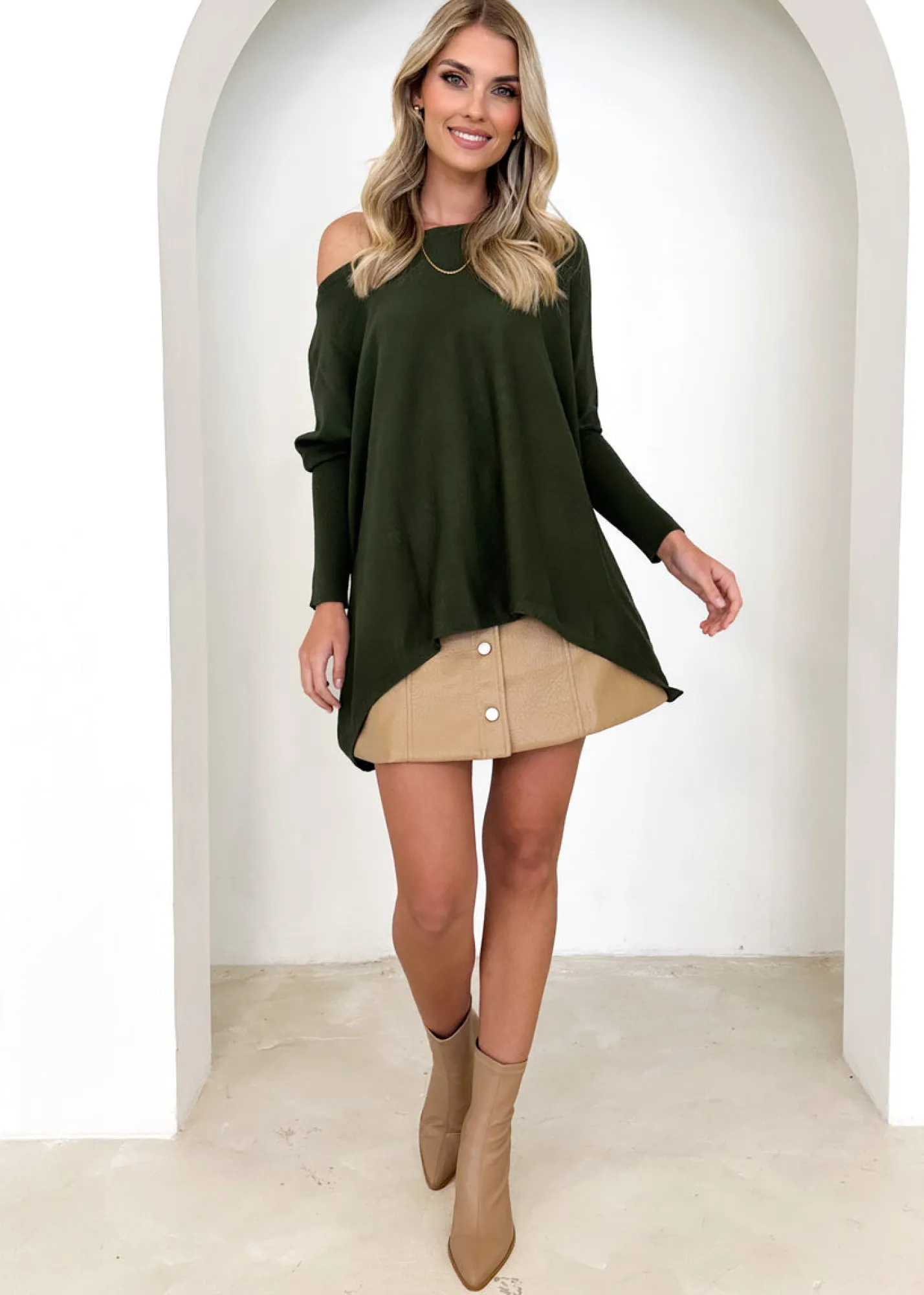 Women Gingham & Heels Knit Tops>Ryden Knit Top