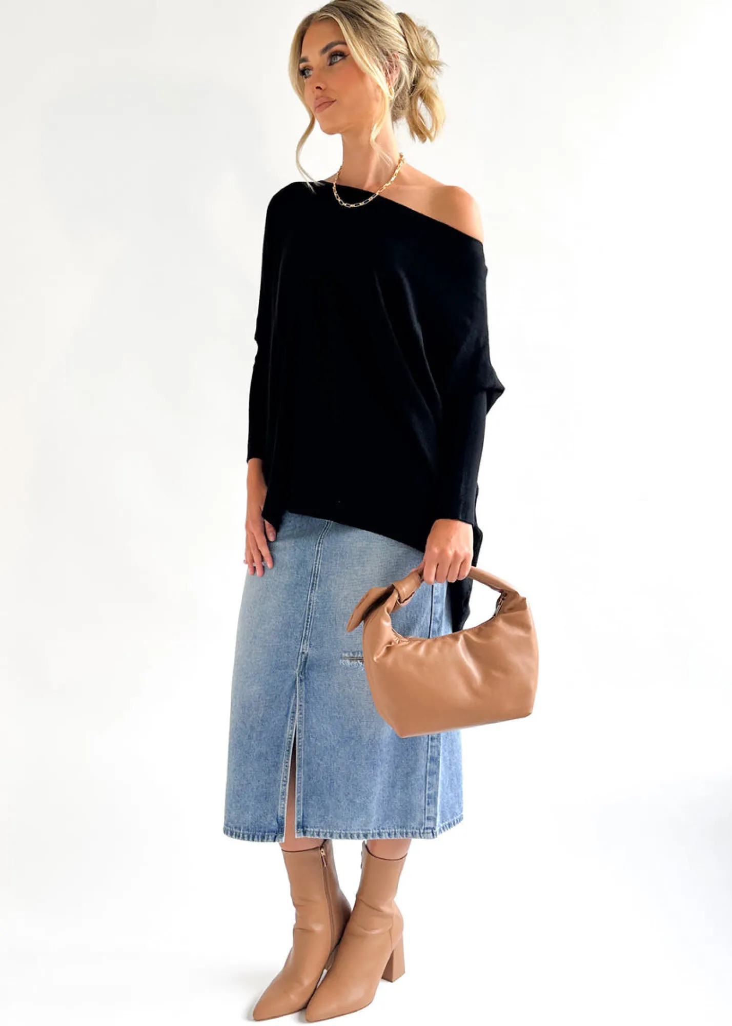 Women Gingham & Heels Knit Tops>Ryden Knit Top