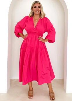 Women Gingham & Heels Maxi><noscript><img width=