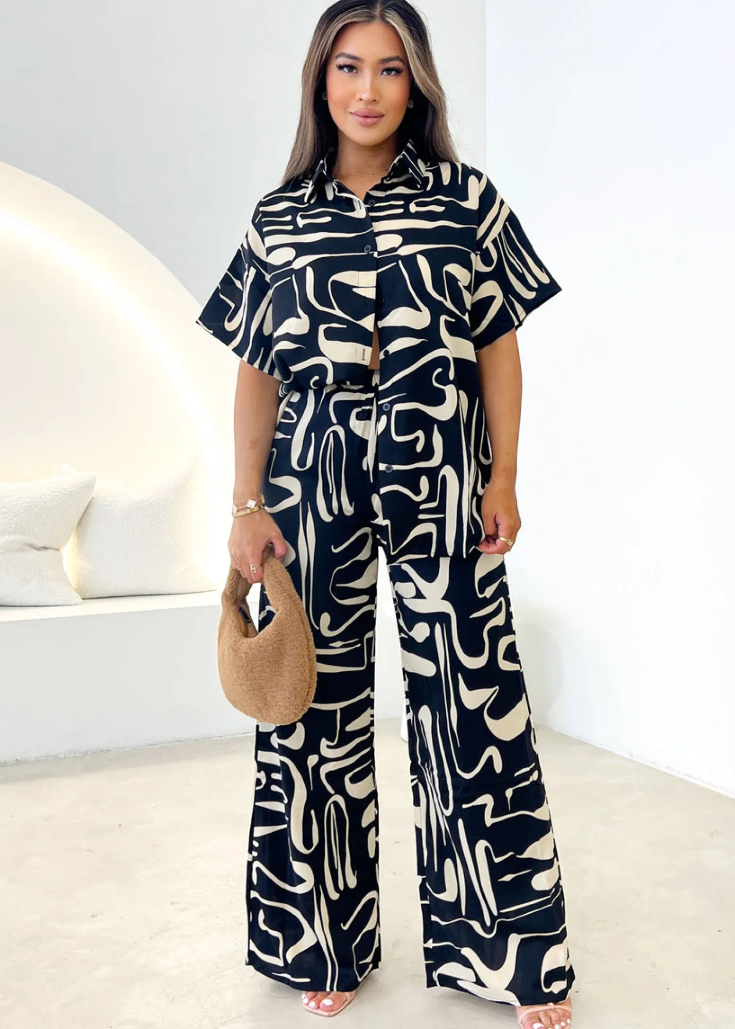 Women Gingham & Heels Sets>Safara Set