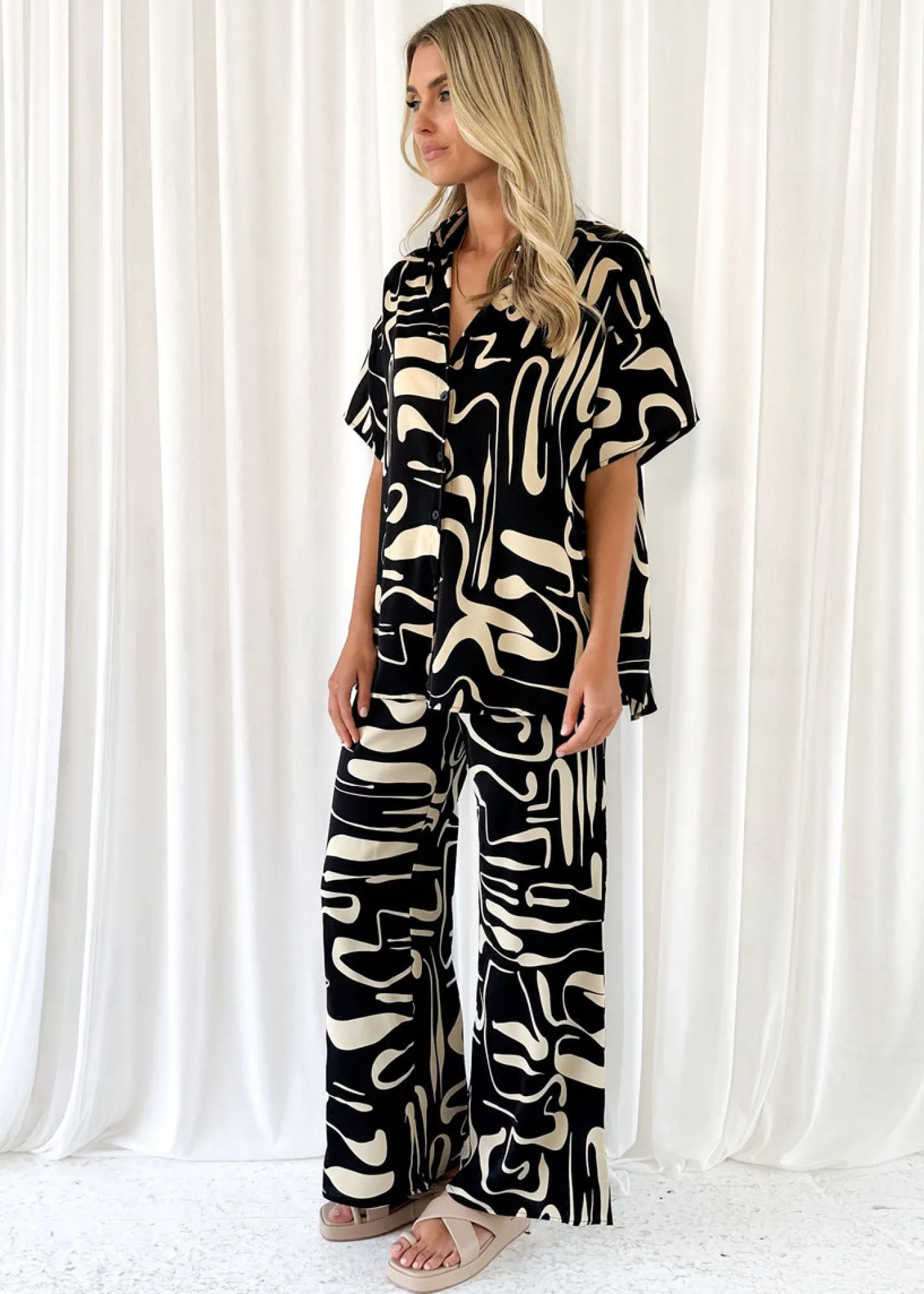 Women Gingham & Heels Sets>Safara Set