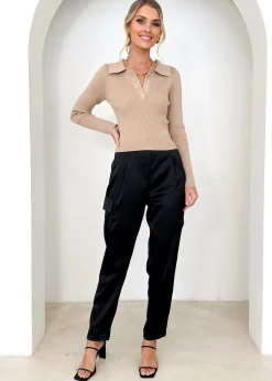 Women Gingham & Heels Basic Tops>Samanfa Knit Top