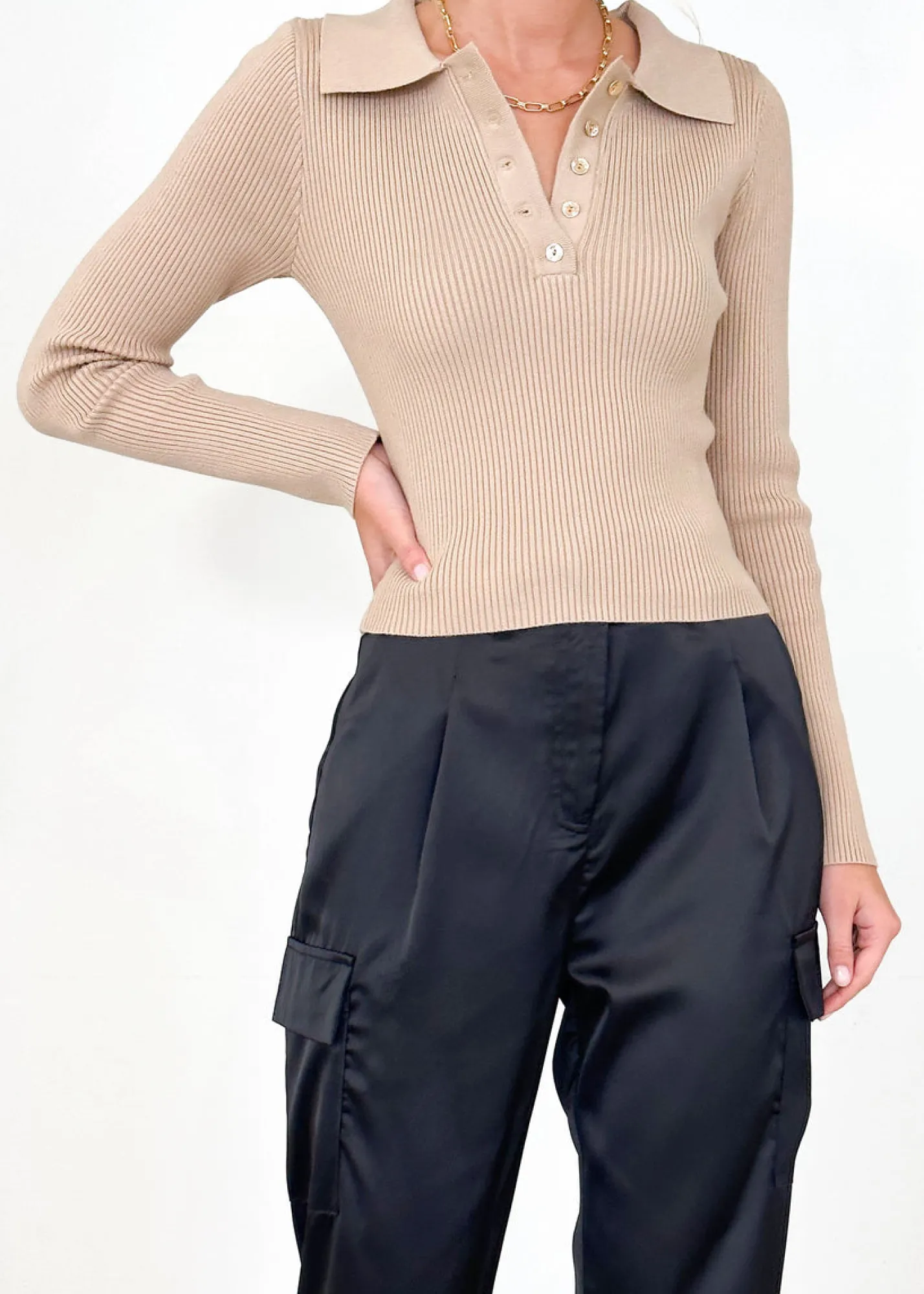 Women Gingham & Heels Knit Tops>Samanfa Knit Top
