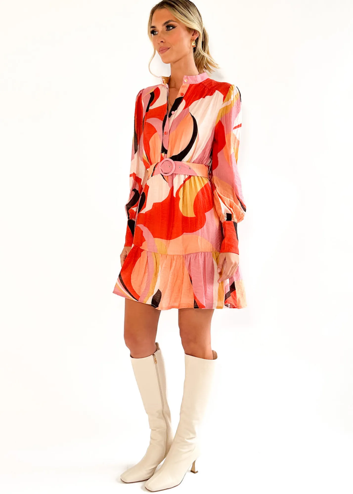 Women Gingham & Heels Short>Samara Dress