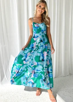 Women Gingham & Heels Maxi>Seona Maxi Dress