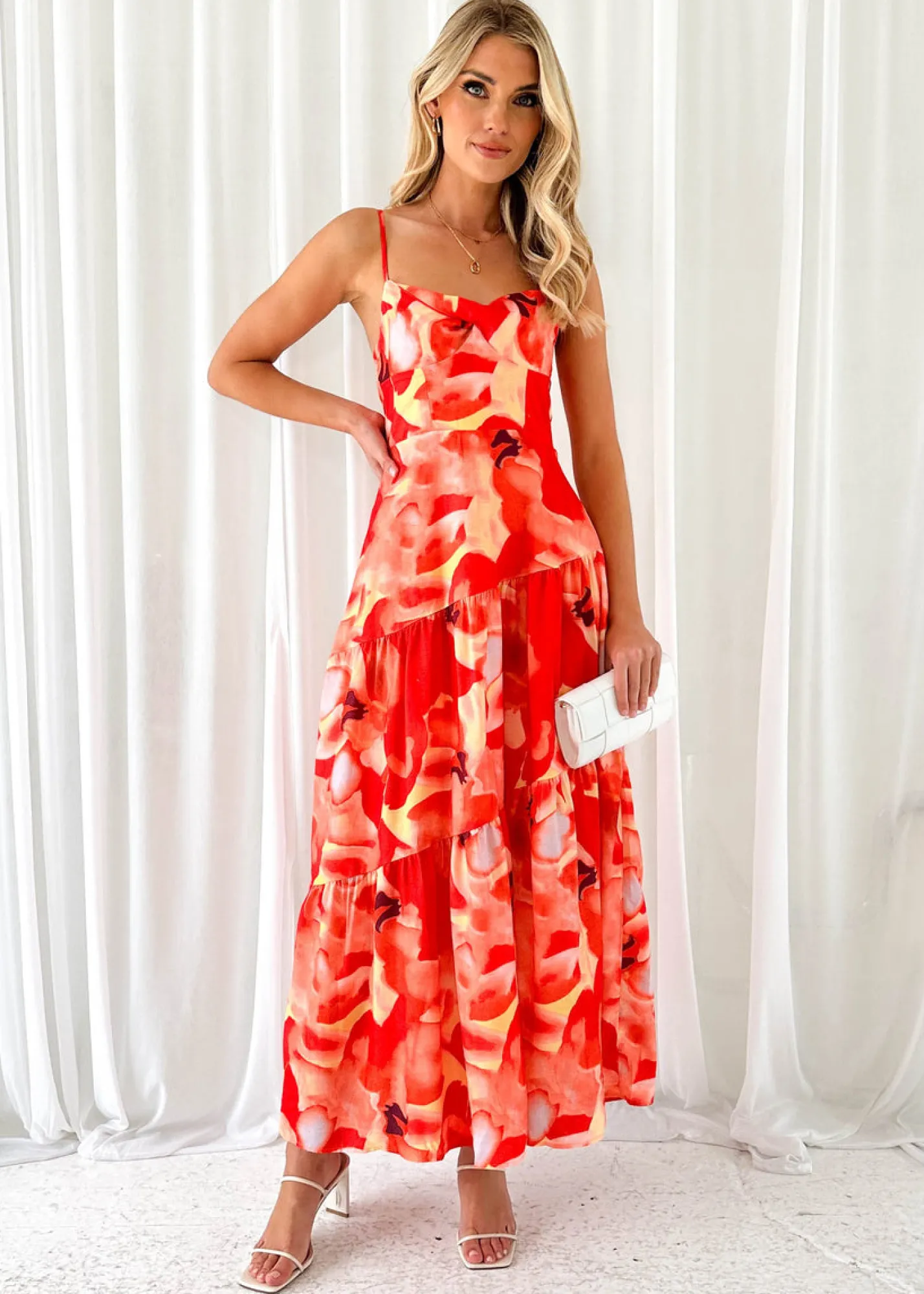 Women Gingham & Heels Maxi>Seona Maxi Dress