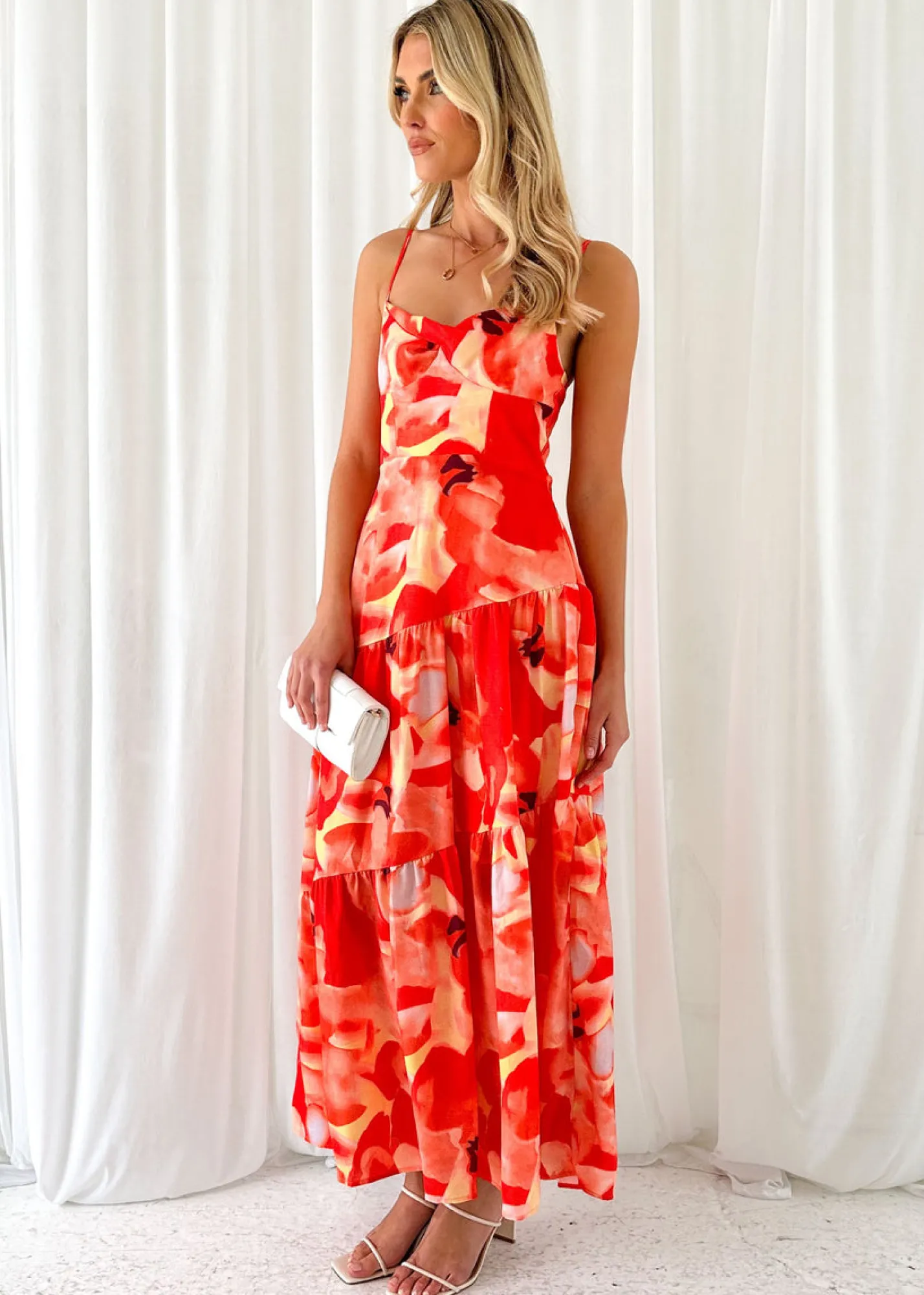 Women Gingham & Heels Maxi>Seona Maxi Dress