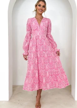 Women Gingham & Heels Maxi><noscript><img width=