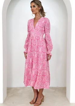 Women Gingham & Heels Maxi><noscript><img width=