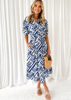 Women Gingham & Heels Midi>Shani Midi Dress