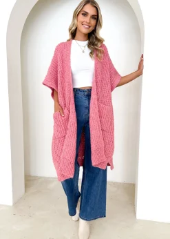 Women Gingham & Heels Singlets/Camis>Sharna Sleeveless Cardi