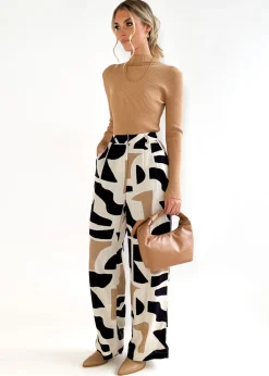 Women Gingham & Heels Pants><noscript><img width=