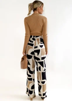 Women Gingham & Heels Pants><noscript><img width=