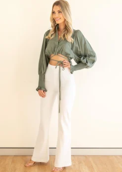 Women Gingham & Heels Blouses><noscript><img width=