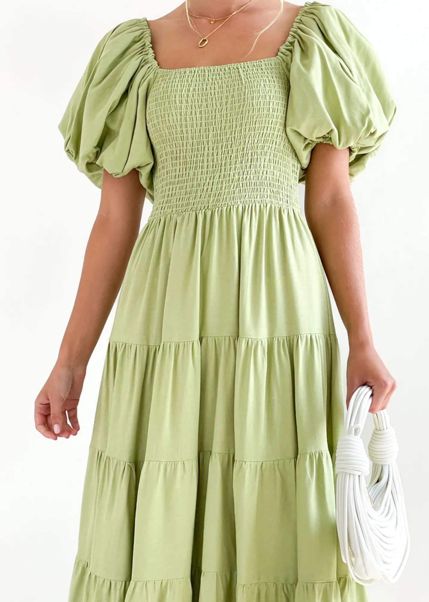 Women Gingham & Heels Maxi>Siennah Off Shoulder Maxi Dress
