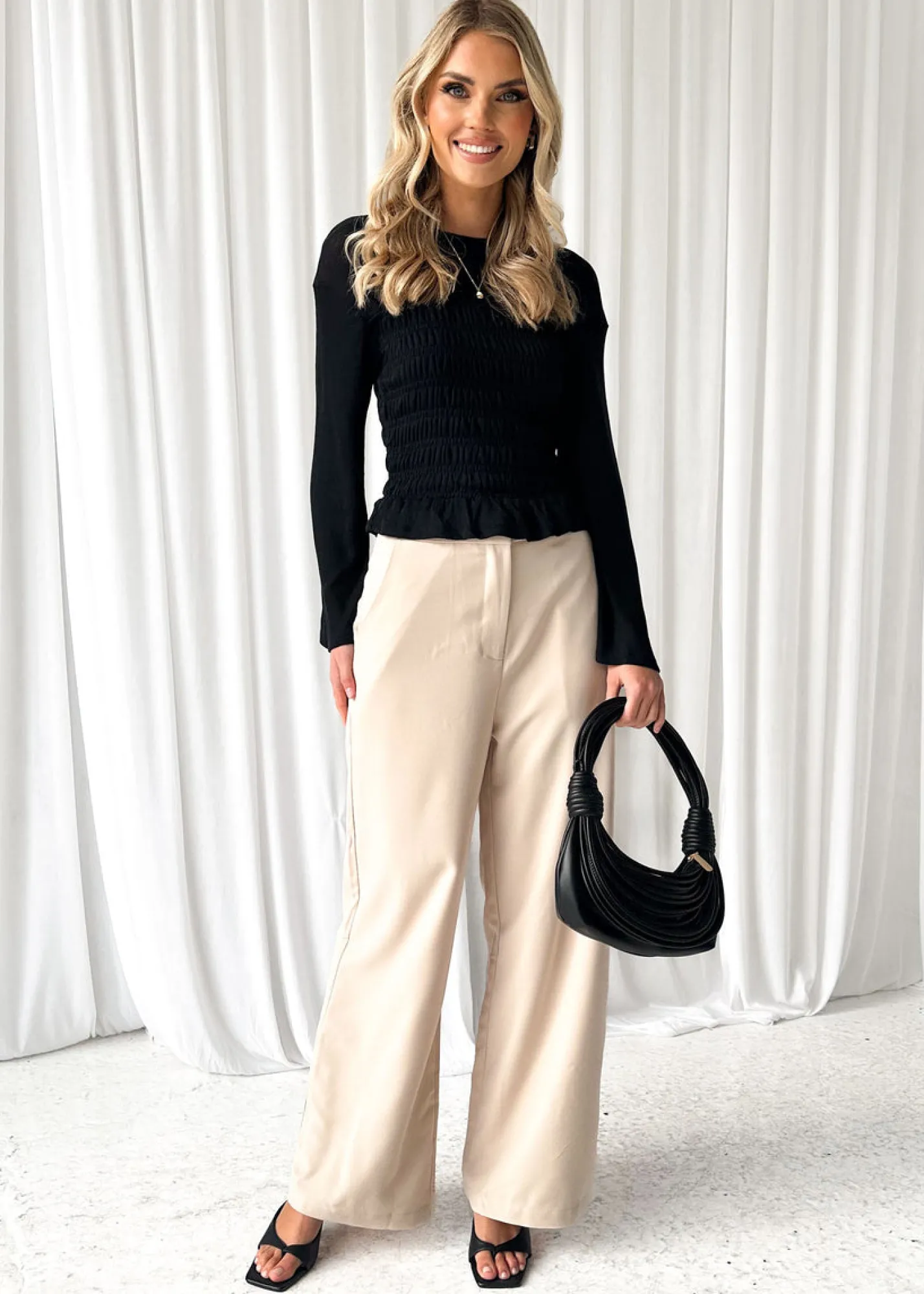 Women Gingham & Heels Knit Tops>Silvah Knit Top