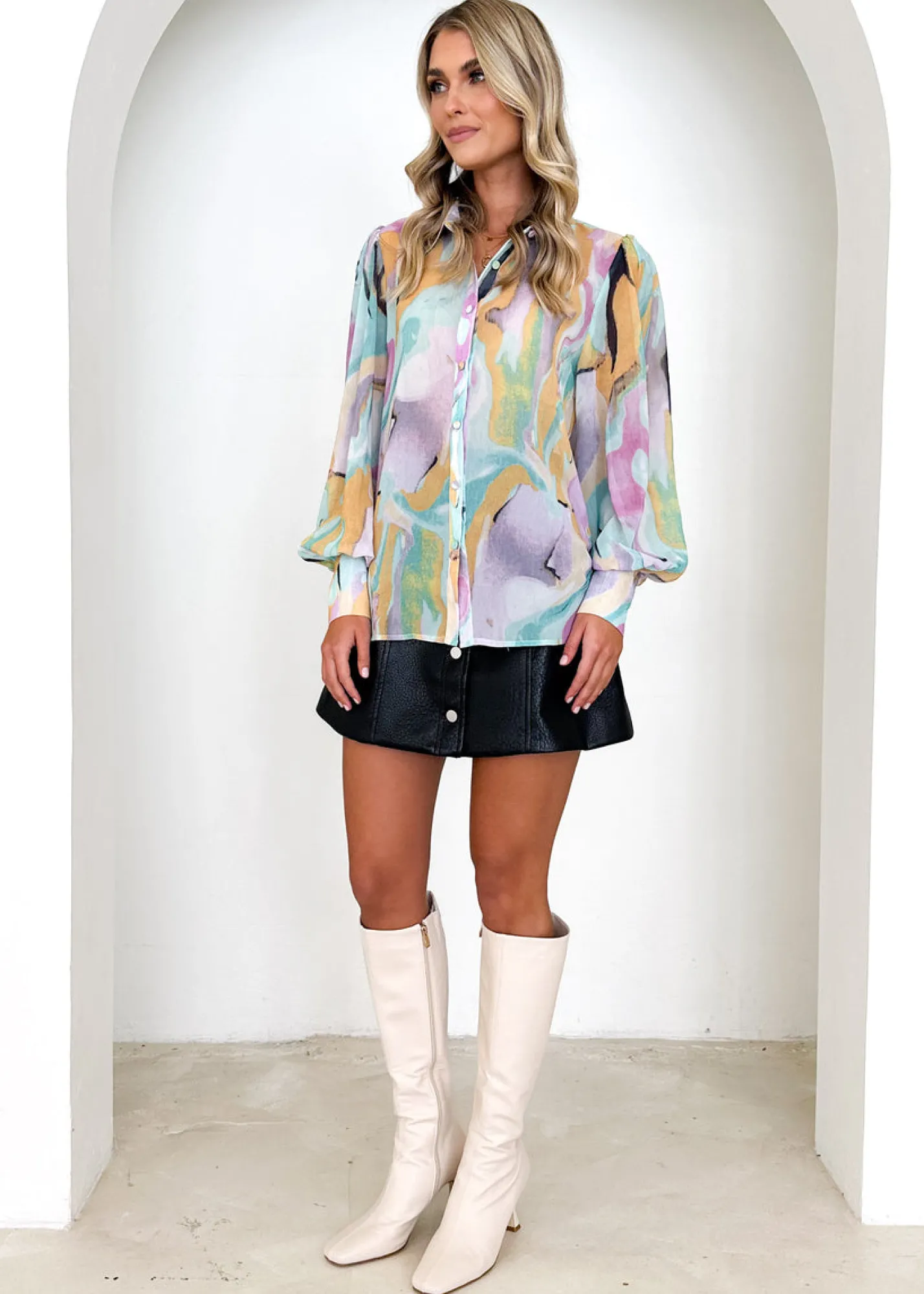 Women Gingham & Heels Shirts>Sopha Shirt