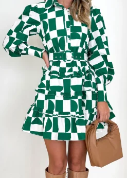 Women Gingham & Heels Short><noscript><img width=