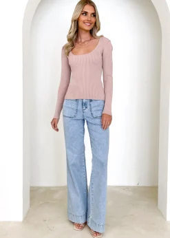 Women Gingham & Heels Knit Tops><noscript><img width=