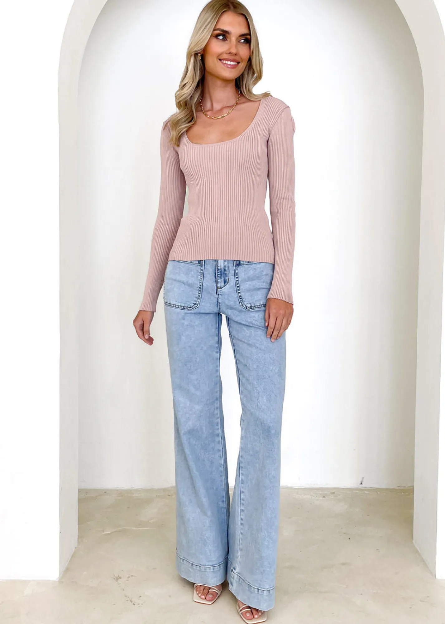 Women Gingham & Heels Knit Tops>Stellia Knit Top