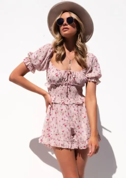 Women Gingham & Heels Playsuits>Still True Playsuit
