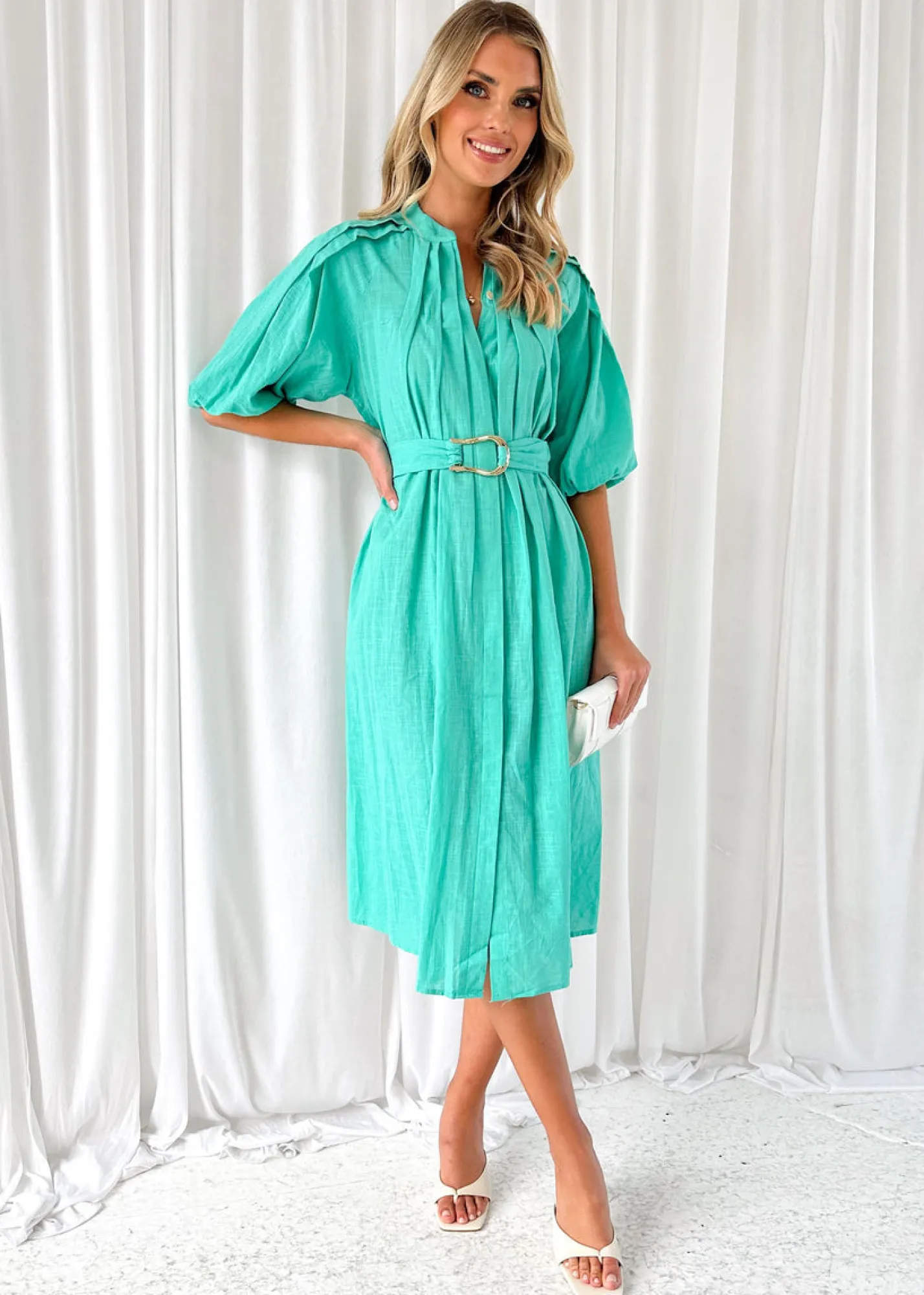 Women Gingham & Heels Midi>Sukey Midi Dress
