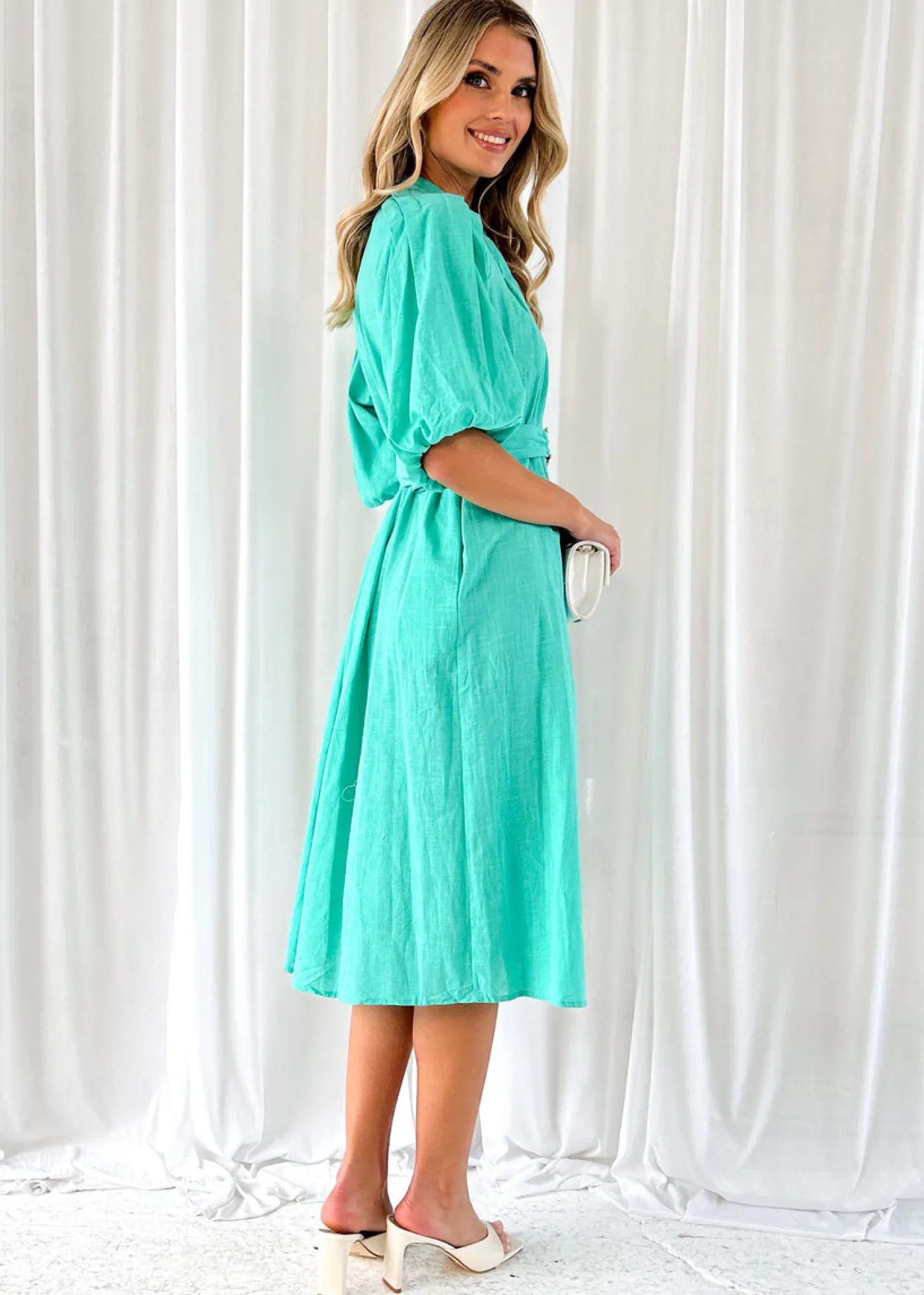 Women Gingham & Heels Midi>Sukey Midi Dress