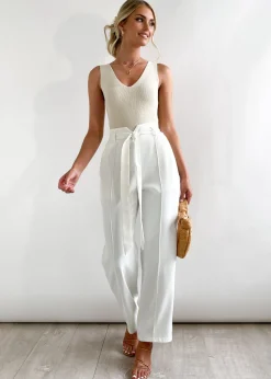 Women Gingham & Heels Pants><noscript><img width=