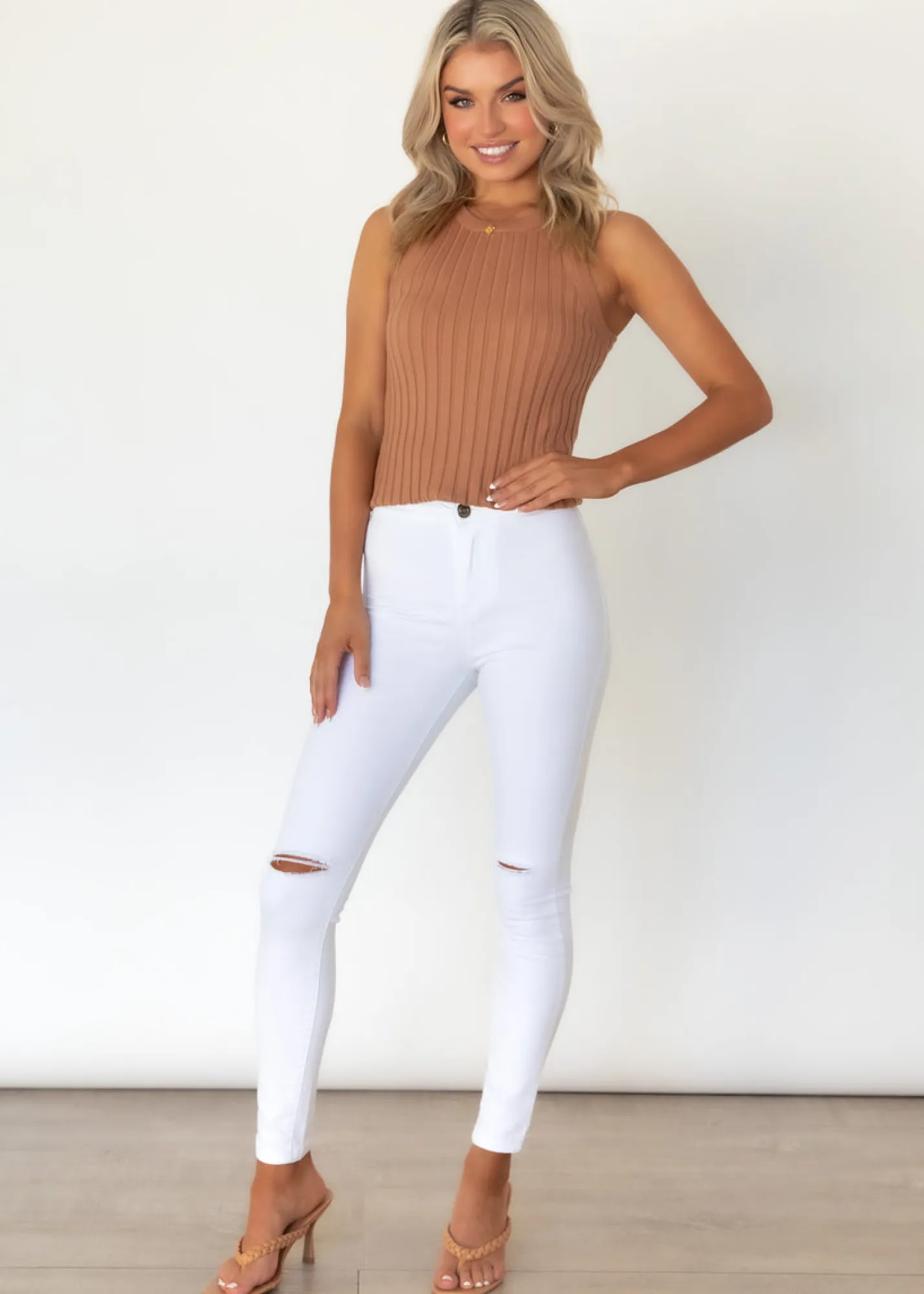 Women Gingham & Heels Jeans>Switch High Rise Jeans