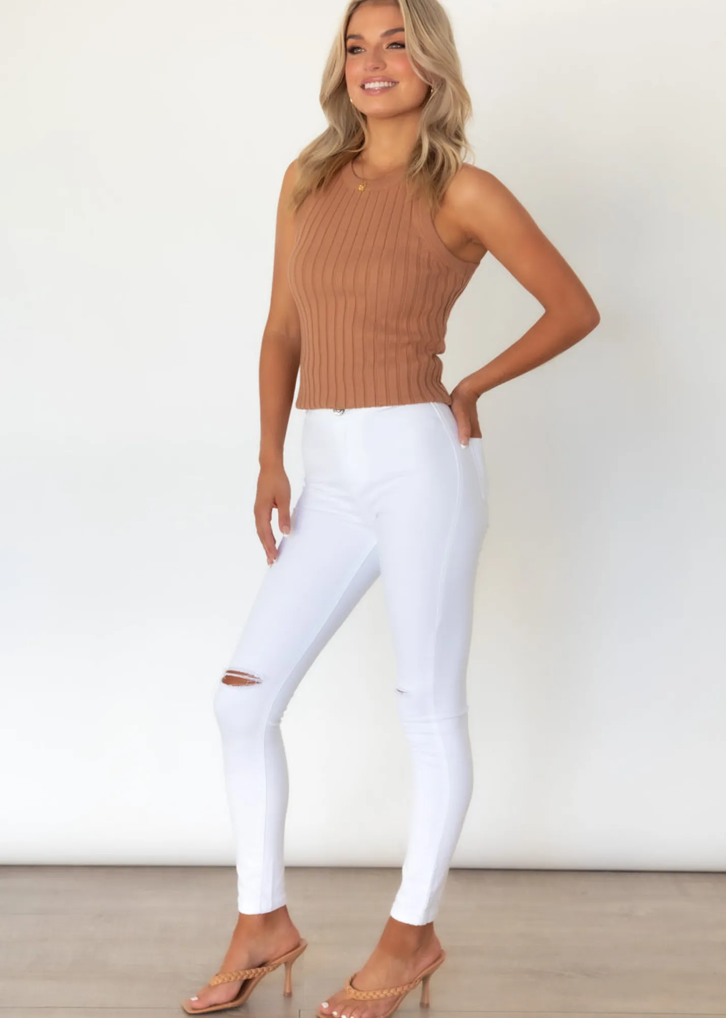 Women Gingham & Heels Jeans>Switch High Rise Jeans