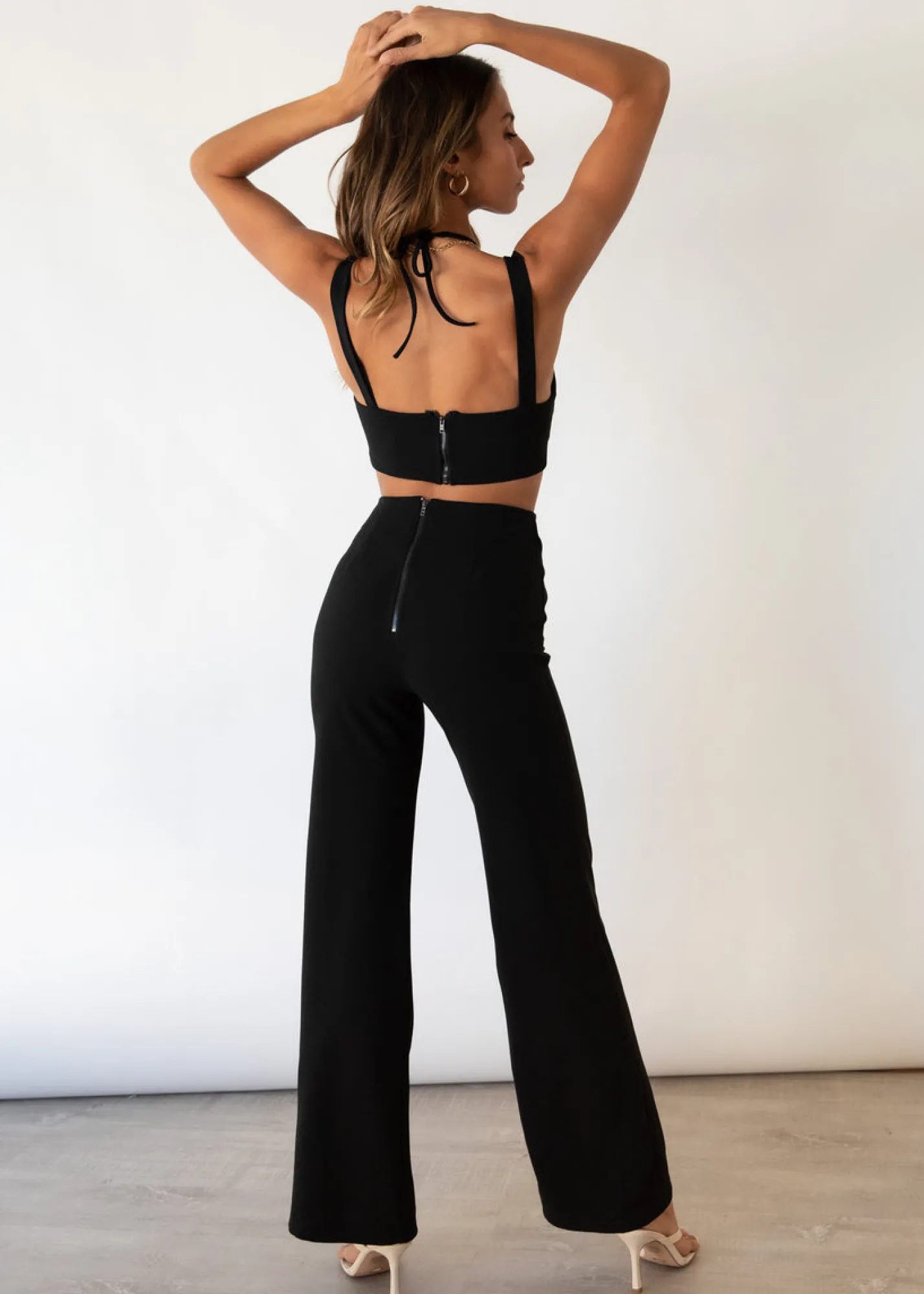 Women Gingham & Heels Crops>Switching Sides Crop