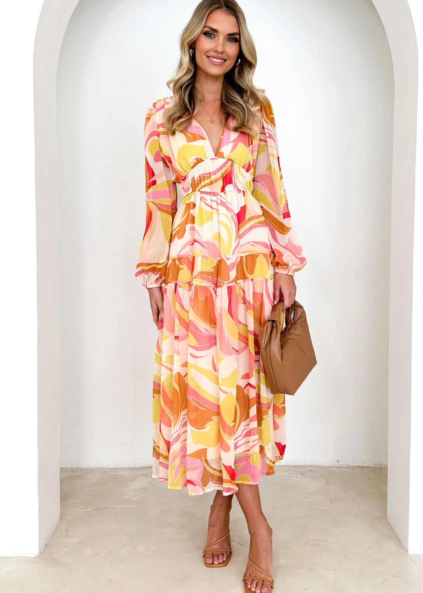 Women Gingham & Heels Maxi>Sylvannah Maxi Dress