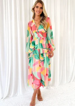Women Gingham & Heels Maxi><noscript><img width=