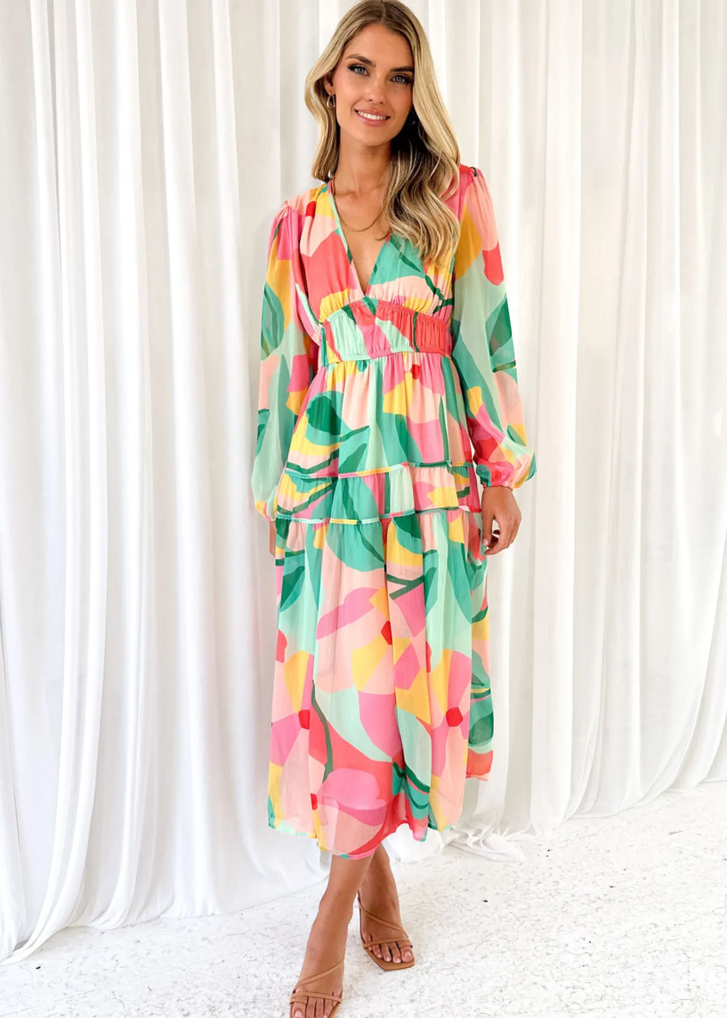 Women Gingham & Heels Maxi>Sylvannah Maxi Dress