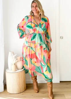Women Gingham & Heels Maxi><noscript><img width=