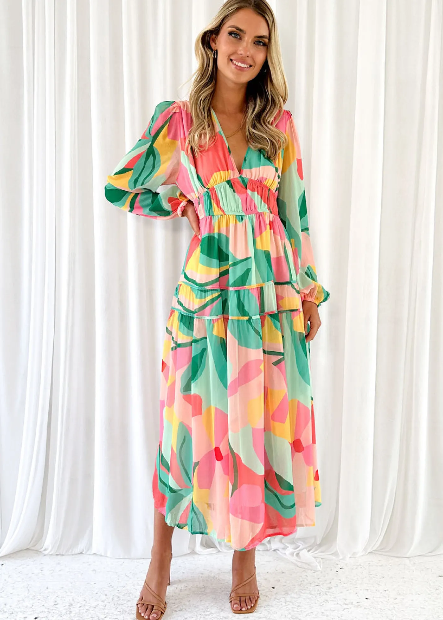 Women Gingham & Heels Maxi>Sylvannah Maxi Dress