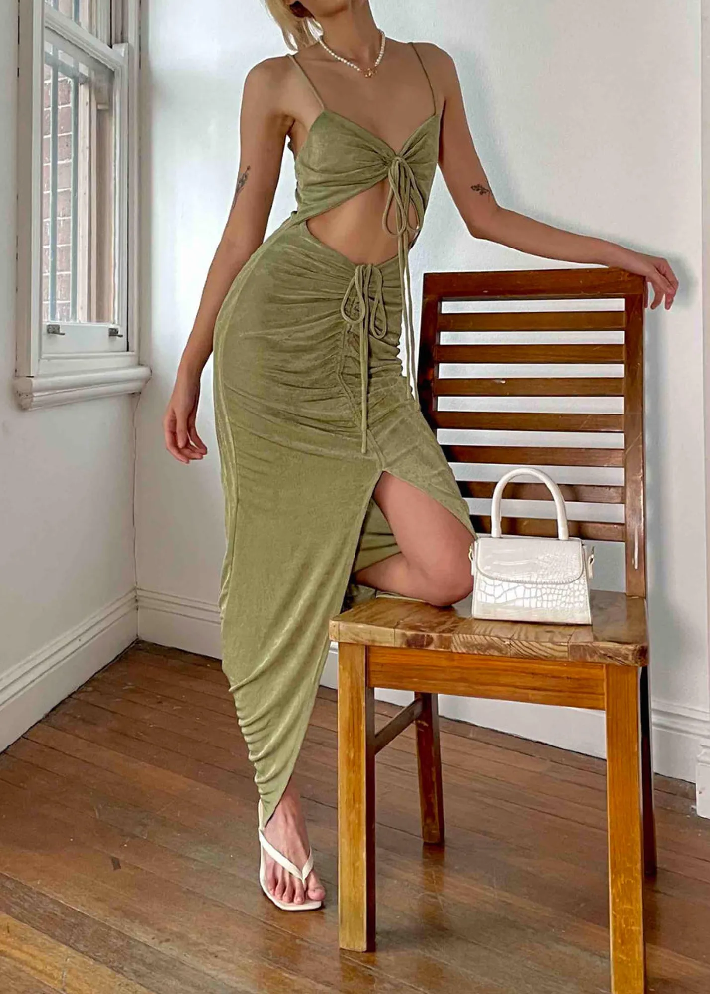 Women Gingham & Heels Maxi>Take The Lead Maxi Dress