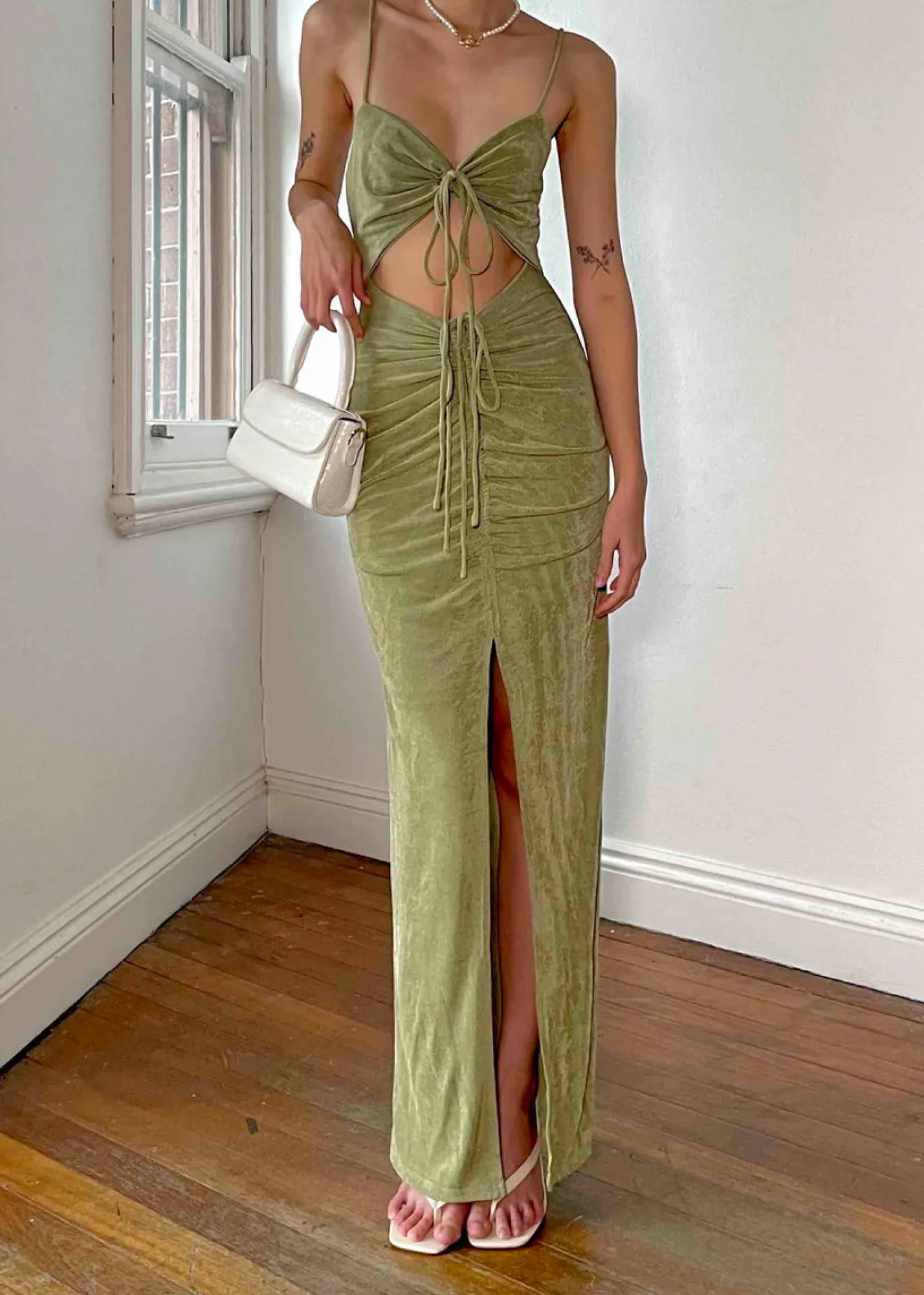 Women Gingham & Heels Maxi>Take The Lead Maxi Dress
