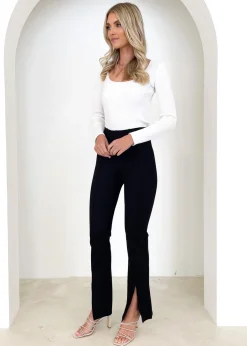 Women Gingham & Heels Pants><noscript><img width=