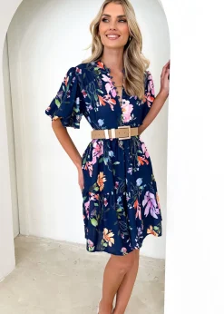 Women Gingham & Heels Short>Tamra Dress