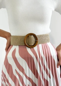 Women Gingham & Heels Belts><noscript><img width=