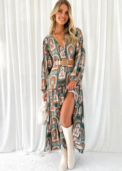 Women Gingham & Heels Maxi>Teresa Maxi Dress